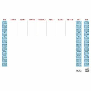 Zettler Schreibunterlage 108, 60 x 37cm, 3 Jahresbersicht, 2025-2028, 2025