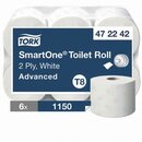 Toilettenpapier Tork 472242 Smartone, 2-lagig, wei, 6 Stck