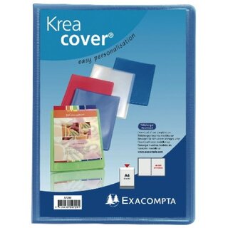 Sichtbuch Exacompta 5722E Krea Cover, A4, mit 20 Hllen, blau