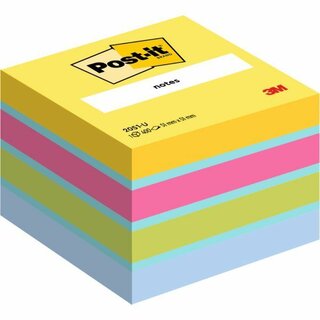 Haftnotiz-Wrfel 3M Post-it 2051U, 51x51mm, 400 Blatt, ultrafarben