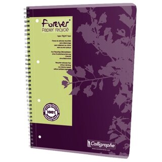 Collegeblock Forever 17427, A4+, kariert, 70g, 80 Blatt