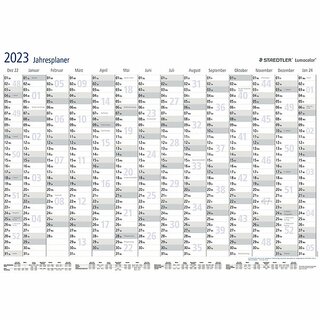 Staedtler Plakatkalender 641 Lumocolor,12 Monate, abwischbar, 84 x 60cm, 2025