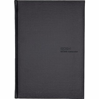 Gss Buchkalender 58990, 1T/1S, Tucson, A4, 21 x 29,7cm, schwarz, 2025