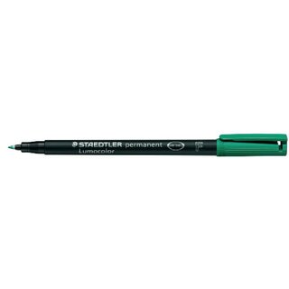 OHP-Stift Staedtler Lumocolor 318F, wasserfest, Strichstrke: 0,6mm, grn