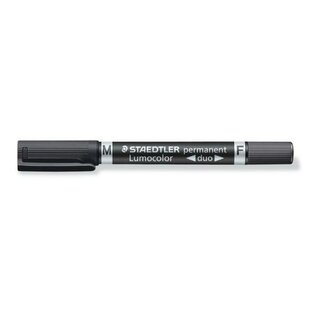 Permanentmarker Staedtler 348 Duo, Strichstrke: 0,6 und 1,5mm, schwarz