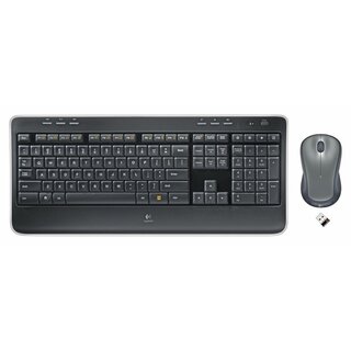 Logitech 920-008675 Tastatur-Set MK540, mit Maus, kabellos, schwarz