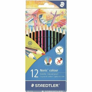 Noris Buntstifte Staedtler 185, sortiert, 12 Stck