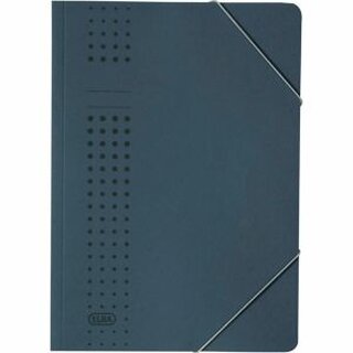 Eckspanner Elba 33470, A4, aus Karton, Fassungsvermgen: 150 Blatt, dunkelblau