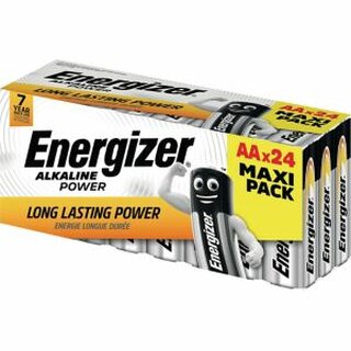 Batterie Energizer E300456400, Mignon, LR06/AA, 1,5 Volt, VALUE, 24 Stck