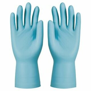 Einwegschutzhandschuhe KCL Dermatril P 743, Nitril, blau, Gre 7, 50 Stck