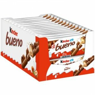 Kinder Schokoriegel Kinder bueno, im Spender mit 30 x 2 Stck