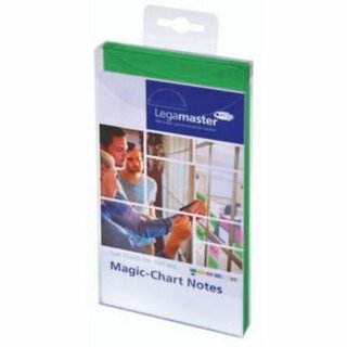 Magic Chart Notes Legamaster 159404, elektrostatisch haftend, 10x20, grn, 100St