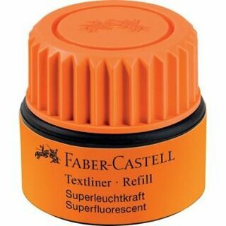 FABER-CASTELL Nachfllstation TEXTLINER 154915, fr Textmarker, orange