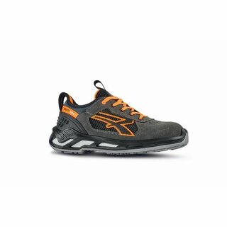 Sicherheitsschuhe U-Power Ryder S1P ESD, Gre: 39, grau / orange