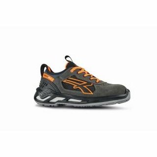 Sicherheitsschuhe U-Power Ryder S1P ESD, Gre: 47, grau / orange