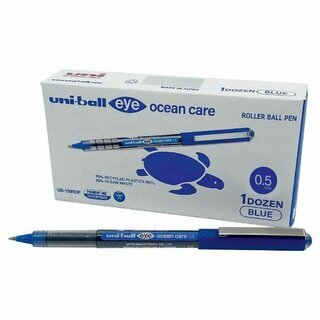 Tintenroller Uni-ball 148053, UB-150, 0,5 mm, blau, 12 Stck