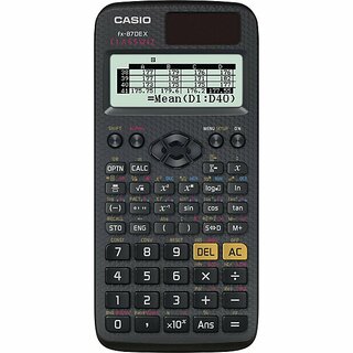 Taschenrechner Casio FX-87DE X, 10 / +2stellig, Solarbetrieb, schwarz