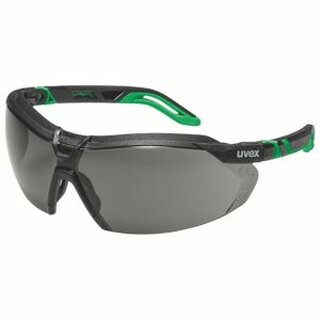 Uvex 9183043 I-5 Schutzbrille schwarz/grn