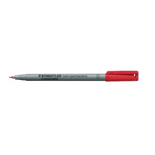 OHP-Stift Staedtler Lumocolor 311S, wasserlslich, Strichst.: 0,4mm, rot