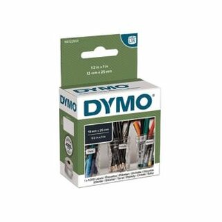 DYMO Etikett LabelWriter S0722530, auf Rolle, sk, 25 x 13 mm, wei, 1.000 Stck