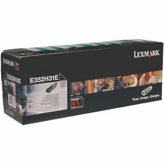 Toner Lexmark E352H31E, Reichweite: 9.000 Seiten, Projekt, schwarz