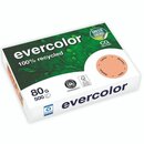 Kopierpapier Evercolor 400, A4, 80g, lachs, 500 Blatt