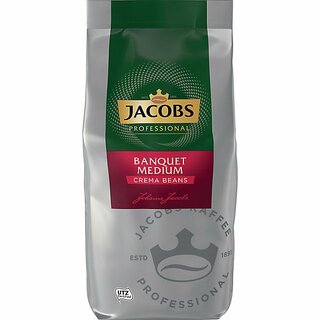 Kaffee Jacobs Bankett Caff Crema, ganze Bohne, 1000g