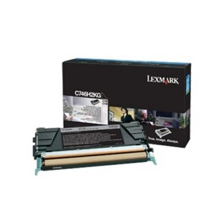 Toner Lexmark C746H3KG, Reichweite 12.000 Seiten, Projekt, schwarz