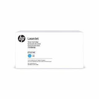 Toner HP CF321AC Contractual Cartridge, Reichweite: 16.500 Seiten, cyan