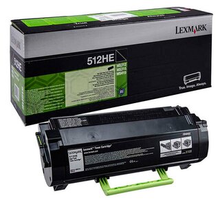 Toner Lexmark 51F2H0E, Reichweite: 5.000 Seiten, schwarz