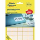 Avery 3318 Vielzwecketiketten 22x18mm Wei 1200 Stck