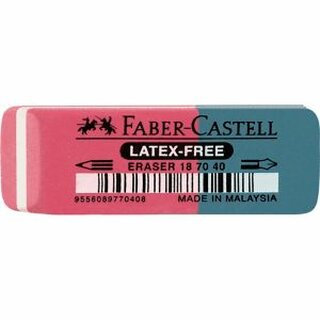 Radierer Faber-Castell 7070-40, Kautschuk, fr Blei-, Kopier- und Farbstifte