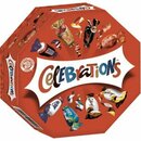 Schokopralinen Celebrations, ohne Alkohol, 186g