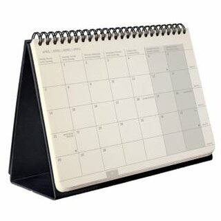 Sigel Tischquerkalender C2581, Conceptum, 1M/2S, aufstellbar, A5 quer
