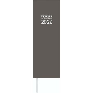 Zettler Tischkalender 801, 2T/1S, Vormerkbuch, 10,5 x...