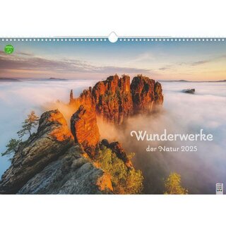 Walter Panorama Bildkalender Wunderwerke der Natur, 49 x 34cm, 2025