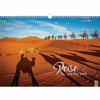 Walter Panorama Bildkalender Reise um die Welt, 44 x 31cm