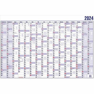 Gss Plakatkalender 19000, Jahresplaner, 16 Monate, 40 x 30cm (A3)