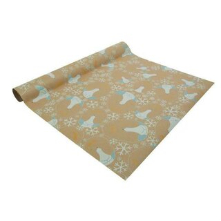 Sigel Gp120 Weihnachtspapier 50cmx5m Polarbr beige