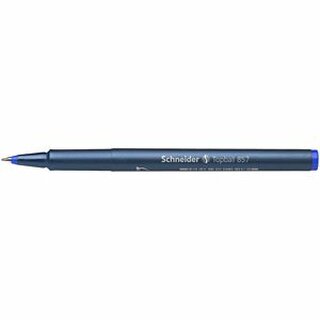 Tintenroller Schneider Topball 8573, Strichstrke: 0,6mm, blau, 10 Stck