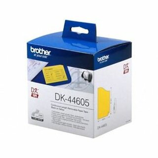 Papierband Brother DK44605 ablsbar gelb