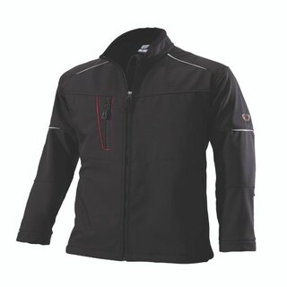 Softshelljacke BP 1868-572, Gre L, schwarz