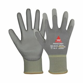 Handschuhe von Hase Padua Grey Gr.10, 10 Stck