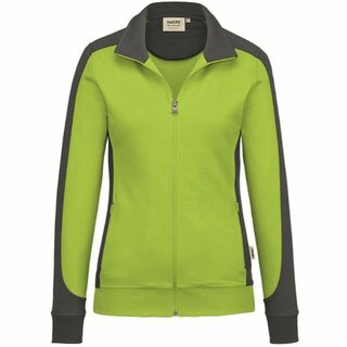 Hakro 277 Damensweatjacke Kiwi/Anthrazit Gre: S