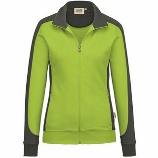 Hakro 277 Damensweatjacke Kiwi/Anthrazit Gre: 2Xl