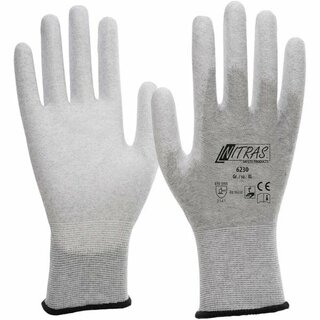 Antistatische Handschuhe Nitras 6230, Gr.9, 12 Paar