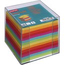 Zettelbox, fr: 9 x 9 cm, farblos, transparent, Inhalt:...