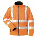 Warnschutz-Softshelljacke elysee TYLER 22701, orange, Gr. L