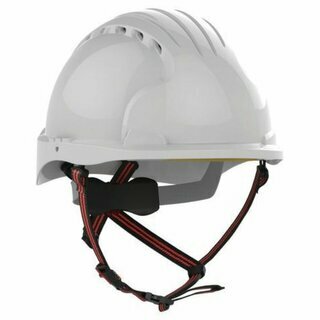 Schutzhelm JSP EVO5 AKS270, aus HDPE, Schiebeverschluss, wei