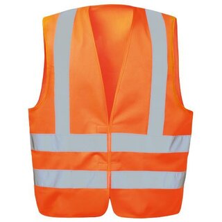 WicaTex Warnschutzweste Karl, 22682, Klettverschluss, Einheitsgre, neon orange